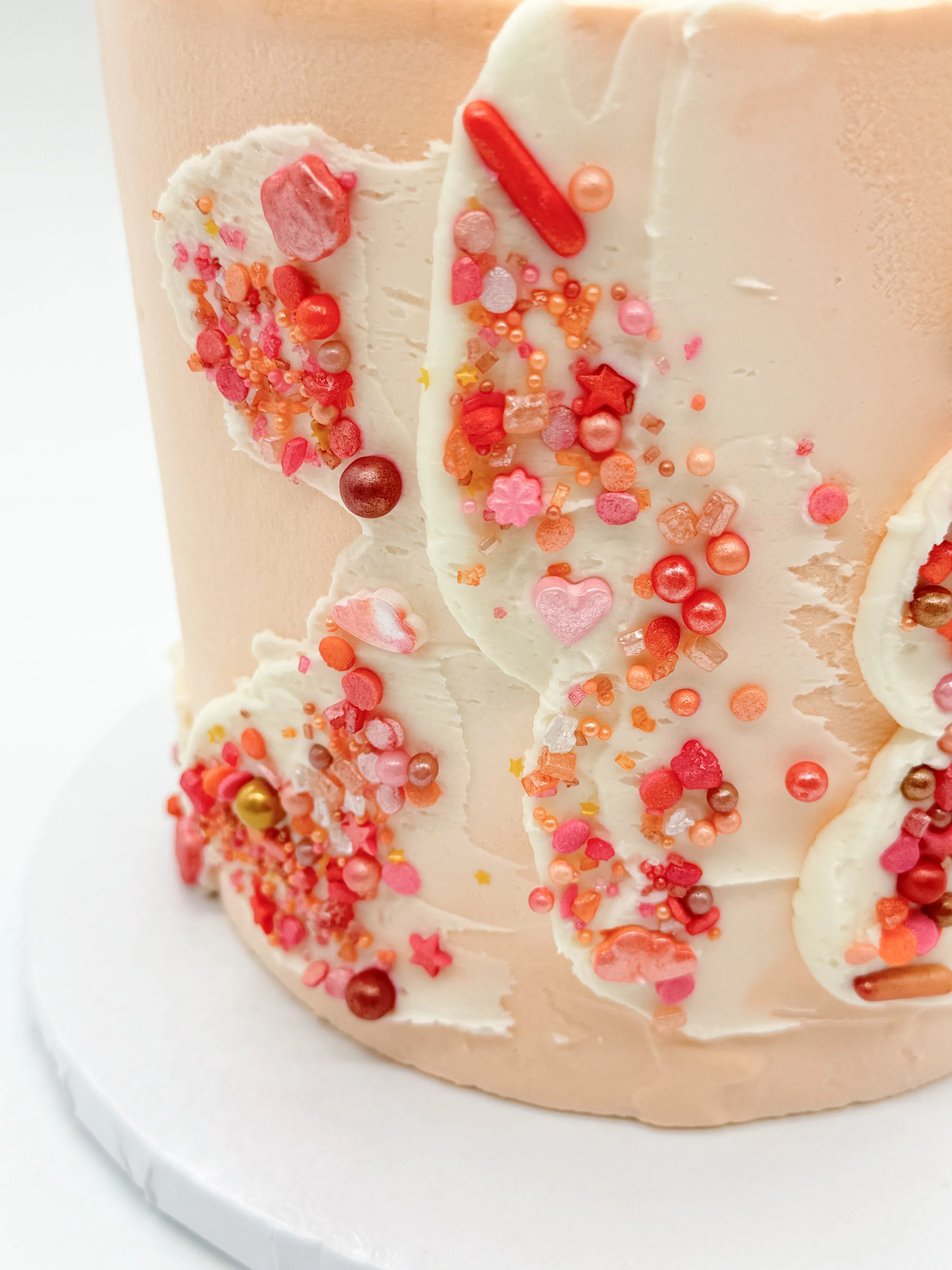 Shop our Luxury Sprinkle Mix in Sweet Sunset with shades of orange